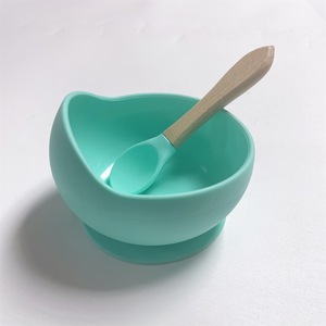 Juego de 2 Utensilios de Silicona para Bebés, Libres de BPA, para Alimentación Infantil, Set de Platos con Succión y Cucharas para Bebés - Product Image 6