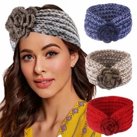 Nouveau design bandeau turban en acrylique pour femmes tricot plus chaud pour l'hiver pour les fêtes sportives utilisation quotidienne