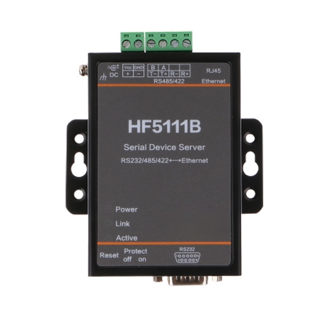 WiFi Serial Device Server RS232/RS485/RS422 Serial Port to Ethernet Serial Port Server HF5111B