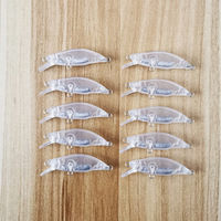 Nouvelle leurre japonaise micro-minnow de 4,8 cm et 3,3 g, vierge à peindre soi-même pour appât de pêche