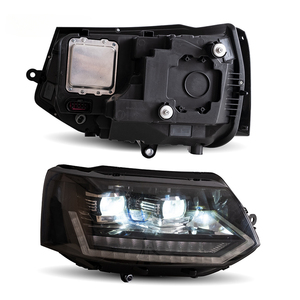 รถ Full LED <span class=keywords><strong>CARAVELLE</strong></span> <span class=keywords><strong>T5</strong></span> ไฟหน้า 2011-2015 โคมไฟสําหรับ Transporter <span class=keywords><strong>VW</strong></span> <span class=keywords><strong>T5</strong></span> LED ไฟหน้า - Product Image 1