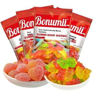 กัมมี่เวิร์มและหมีสีรุ้งมีไวรัสขนม<span class=keywords><strong>หวาน</strong></span>รสเคี้ยวรูปหัวใจยอดนิยมทิกทิกสำหรับงานปาร์ตี้ของขวัญวันเกิดจำนวนมาก - Product Image 3