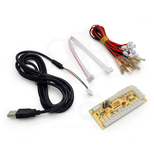 DIY Arcade Game Kits USB Control Board Zero Delay Arcade USB Encoder PC to Classic Joystick Control Panel