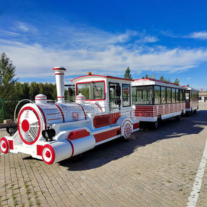 Train électrique de divertissement en acier, grande capacité (24-40 personnes) pour parcs à thème et musées - Product Image 5