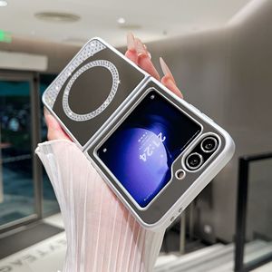 สำหรับ Samsung Z พลิก6ใสแม่เหล็กกันกระแทก PC + TPU เคสโทรศัพท์ใสแบบแข็ง <span class=keywords><strong>Galaxy</strong></span> Z Fold 6 5 4 S25ultra S21 A26 - Product Image 2