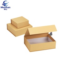 Boîtes d'emballage en papier kraft de qualité alimentaire Meishan avec logo personnalisé imprimé, pliables et blanches pour montres, cadeaux, UV avec pelliculage