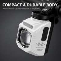Luz Delantera para Bicicleta de 1200LM con Haz de Luz Cortado, Recargable Tipo-C, con Control Remoto, 3200mAh, Impermeable