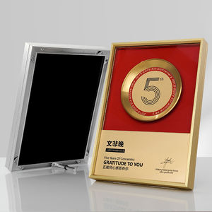 Placas <span class=keywords><strong>de</strong></span> metal <span class=keywords><strong>de</strong></span> alta gama personalizadas, Medalla autorizada <span class=keywords><strong>de</strong></span> aleación <span class=keywords><strong>de</strong></span> aluminio, trofeo <span class=keywords><strong>de</strong></span> premios <span class=keywords><strong>de</strong></span> impresión UV - Product Image 5