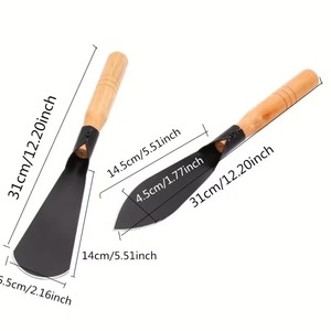 Juego <span class=keywords><strong>de</strong></span> 2 Palas <span class=keywords><strong>de</strong></span> Jardín <span class=keywords><strong>de</strong></span> Hierro Resistentes, Herramienta Profesional para Excavar y Trasplantar para Uso Doméstico y Comercial - Product Image 2
