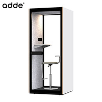 Nouvelle Arrivée : Cabine de Travail Modulaire Moderne en Bois Insonorisée pour 1 Personne - Cabine Acoustique de Bureau en Bois