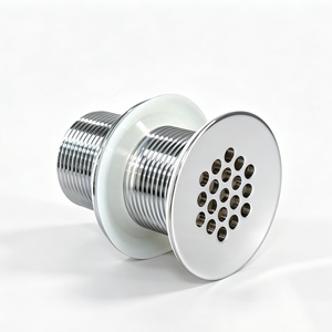 <span class=keywords><strong>Grille</strong></span> de vidange à ouverture constante, passoire de lavabo sans fente en laiton massif de qualité commerciale pour éviers publics - Product Image 3