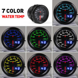 Voiture de course 12V pour Auto Meter, moteur pas à pas haute vitesse, jauge de température de l'eau, double écran LCD, pointeur sept couleurs, voiture - Product Image 2