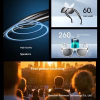 Lunettes Intelligentes XK One Pro AI avec Caméra, Commande Vocale, Photos, Vidéos, Appels Vocaux, Reconnaissance d'Objets et Traduction