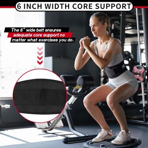 Cinturón de Levantamiento de Pesas RitFit con Cierre de Gancho y Bucle - Protección Básica para Todas las Estaciones para Hombres/Mujeres - 6 Pulgadas Negro/Camuflaje - Para Sentadillas y Avances - Product Image 5