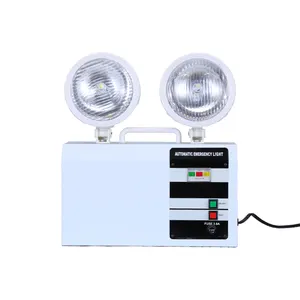 2*3 w deux spots lumière de secours automatique LED d'urgence voyant avec DU CE et Le Rohs