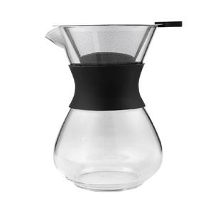 Hướng dẫn sử dụng tay nhỏ giọt cà phê Maker đổ trên kính bình cà phê nồi với không cần giấy thép lọc vĩnh viễn 400ml, Silicone xử lý - Product Image 1