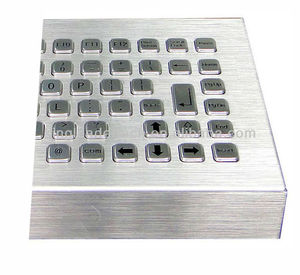 IP65 Desktop Rugged Stainless Steel Metal Keyboard With Function Keys Stainless Steel Keyboard With Function Keys Stainless Stee - Product Image 5
