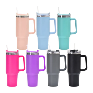Taza de viaje LED de acero inoxidable con purpurina y asa, 1200ml, 40oz, 2.0, para sublimación, en stock en EE. UU., ¡gran oferta! - Product Image 6