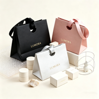 Sac de shopping en papier de luxe personnalisé avec logo pour boutique de chaussures, emballage cadeau pour vêtements