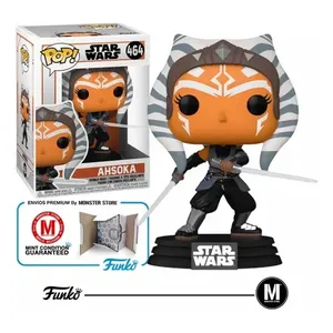 Ahsoka Tano y Sables para Funko para Pop para Star Wars the Mandalorian Figuras DE ACCIÓN Set Cartoon Military Model Toy en caja - Product Image 5