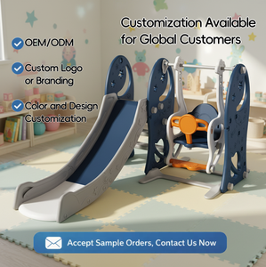 Scivolo e <span class=keywords><strong>Altalena</strong></span> in Plastica per Bambini Grandi da Interno, Multifunzionale, Sicuro, per Bambini Piccoli, Attrezzatura da Gioco all'Ingrosso, Vendita Calda - Product Image 1