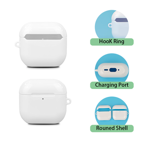 <span class=keywords><strong>Coque</strong></span> rigide personnalisable en PC antichoc par sublimation 3D pour <span class=keywords><strong>Airpods</strong></span> et accessoires de casque Airpod Pro Étui vierge - Product Image 6