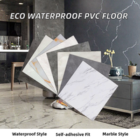 Revêtement de sol en vinyle auto-adhésif PVC, écologique, imperméable, ignifuge, carreaux épaissis pour usage intérieur en appartement, design moderne