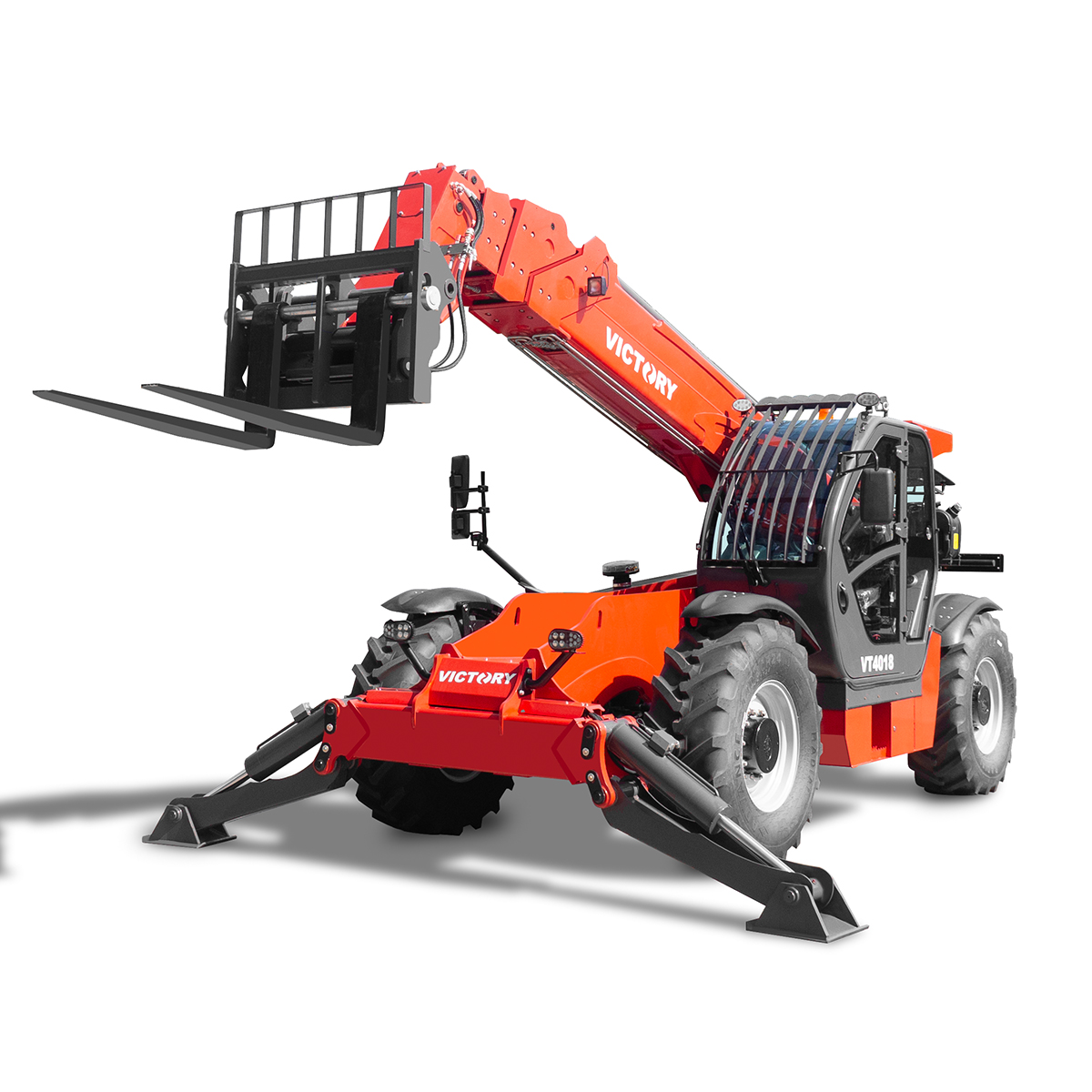 New Design VICTORY CE EPA Euro5 Compact Telehandler Loader 4 Ton 18m Forklift Loader - Efficient Material Handling Equipment