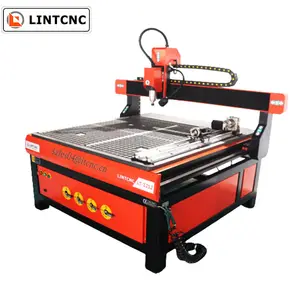 LINTCNC CNC Router 1212 6090 masaüstü CNC freze makinesi/yönlendirici CNC 1200x1200mm kiti Mach 3 ile DSP denetleyici