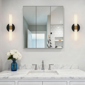 Lámpara de Pared LED con Control Táctil, Cuerpo de Aluminio, Pantalla Blanca, Base para Bombilla E26, Vida Útil de 25000 Horas - Product Image 2