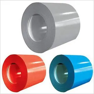 Folha De Telhado Uso Zinco Galvanizado Folhas De Aço PPGI Cor Coated Steel Coil Preço, PPGL PPGI Cor Prepainted Steel Coil