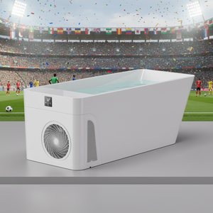 2026 All-in-One Eisbadewanne Rechteckige Einbau-Acryl Freistehende Kaltwasser-Tauchbadewanne für Outdoor-Fußballspieler zur Muskelregeneration - Product Image 4