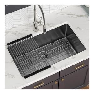 Lavandini da cucina con ciotola singola fatta a mano in acciaio inossidabile 304 - Product Image 1