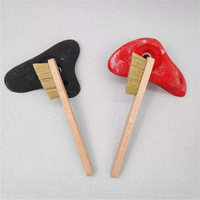 Brosse d'escalade et de bouldering avec manches en bambou, chêne ou hêtre, poils de sanglier, logo gravé au laser, personnalisation gratuite