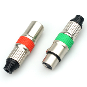 Conector <span class=keywords><strong>XLR</strong></span> Hembra de 3, 4 y 5 Pines, <span class=keywords><strong>Mini</strong></span>, Especial, para Micrófono, Certificado CE, 300V 30A, JINDA JD0955 - Product Image 4
