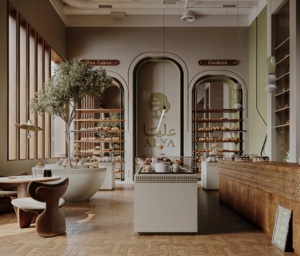 Servicio de Diseño Interior Moderno y Personalizado para Panaderías, Equipamiento de Cafeterías de Moda y Vitrina Termostática de Vidrio - Product Image 6