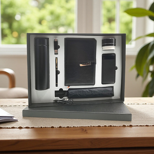 Tùy chỉnh kinh doanh Bộ quà tặng cho hội nghị thượng đỉnh tốt nghiệp máy tính xách tay bút Thermos Flask ngân hàng điện Bluetooth Loa U đĩa tất cả các khuyến mại - Product Image 4