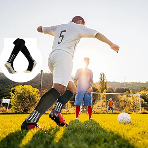 Fashion Anti-slip Sport Soccer <strong>Socks</strong> Soft <strong>Socks</strong> Adults <strong>Football</strong> <strong>Socks</strong> <strong>Red</strong> Color - Product Image 5