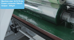 Máquina de Soplado de Film Totalmente Biodegradable para Fabricar Bolsas Tipo Camiseta con Impresión en Línea PE de 2 Colores Modelo 55 - Product Image 3