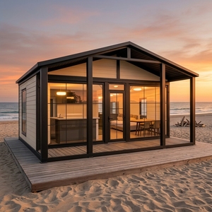 Casa Container Espandibile da 40 Piedi con 3 Camere da Letto, Casa Modulare Prefabbricata con <span class=keywords><strong>Piani</strong></span> Completi per l'Abitazione - Product Image 1