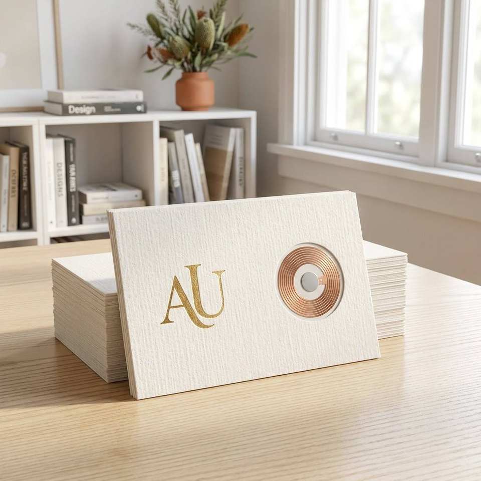 Paper Company Names Interactive NFC Portfolio Business Card | Luxury Specialty Paper ...