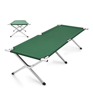 Lettino <span class=keywords><strong>da</strong></span> <span class=keywords><strong>Campo</strong></span> in Metallo Premium, Montaggio Facile, Pieghevole, Capacità di Carico 150 KG, Letto per Riposo e Relax per Viaggi all'Aperto, Pesca, Campeggio - Product Image 1