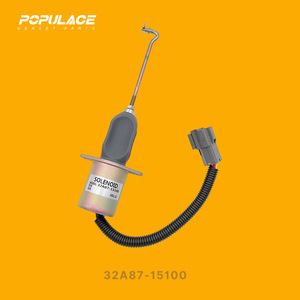 Solenoide de Paro Populace 32A87-15100 para Piezas de Generadores Diésel - Product Image 1