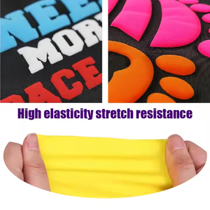 Hongcai tùy chỉnh HTV tấm Vinyl truyền nhiệt phim chất lượng cao 3D Puff pintable chuyển giấy & vật liệu phim chất lượng cao - Product Image 3