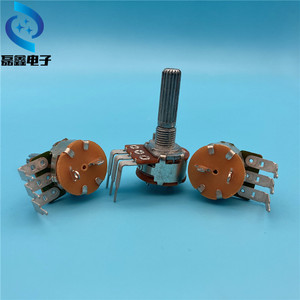 Potentiomètre rotatif 148SB1K-2M-25 1 canal, axe moleté M8x0.75, résistance réglable 1 tour - Product Image 1
