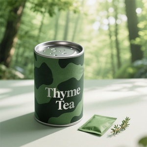 Biodegradable Custom Design Round <b>Tea</b> Box Cylinder Packaging Paper Tube Packaging for Spices Coffee <b>Canister</b> - Product Image 1