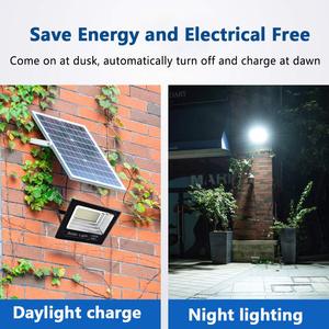 100W al aire libre de alto lumen LED lámpara de <span class=keywords><strong>reflector</strong></span> solar IP67 reflectores impermeables Control remoto de plástico para carretera para jardín al aire libre - Product Image 6