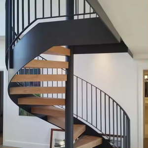 Escaleras <span class=keywords><strong>de</strong></span> Caracol <span class=keywords><strong>de</strong></span> acero inoxidable <span class=keywords><strong>de</strong></span> diseño moderno Escalera <span class=keywords><strong>de</strong></span> Caracol interior <span class=keywords><strong>de</strong></span> lujo Escalones <span class=keywords><strong>de</strong></span> <span class=keywords><strong>madera</strong></span> personalizados - Product Image 4