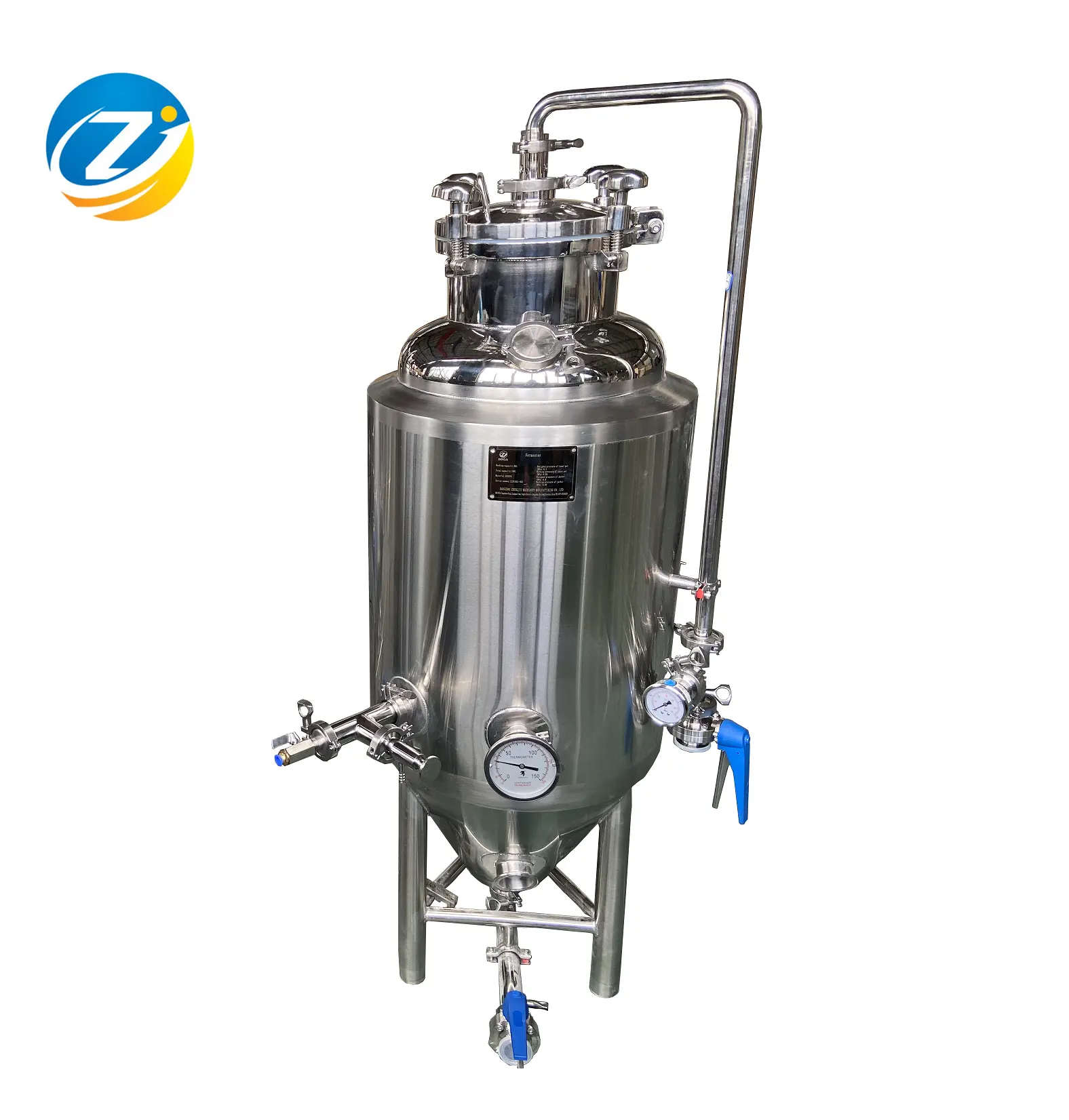 ZJ distillery makineleri sıcak satış 100L fermantasyon şarap tankı fermentasyon ekipmanları