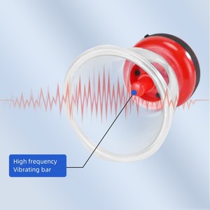 Terapia de vacío eléctrica inteligente, levantador de senos, Masajista corporal con ventosas inteligentes y Bergetar Pijat Payudara - Product Image 5